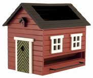 Wildlife Garden vogelvoederhuis met bad rood Wildlife Garden vogelvoederhuis met bad rood
