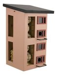 Wildlife Garden Tripel Feeder voederhuisje red Wildlife Garden Tripel Feeder voederhuisje red